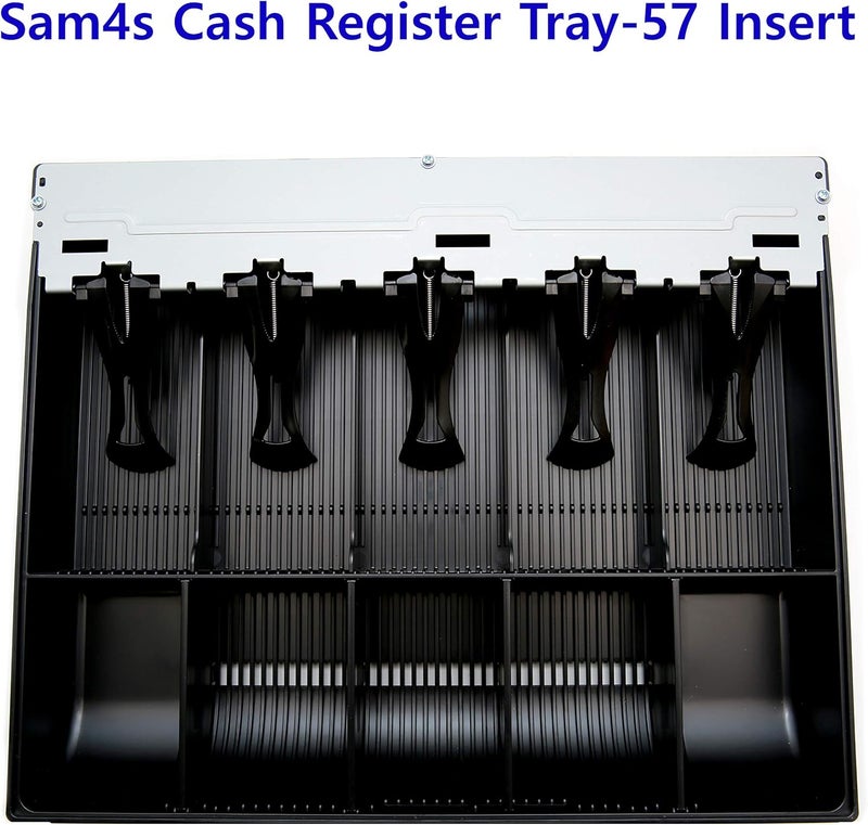 SAM4s Cash Drawer Insert Money Tray 57, 5 Bills and 5 Coins, Compatible with ER-5200, ER-5240, ER-5215, ER-380, ER-350, ER-520, ER-530, ER-650, ER-900 Series, SPS-300 Series - Image 2