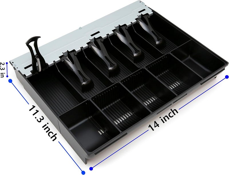 SAM4s Cash Drawer Insert Money Tray 57, 5 Bills and 5 Coins, Compatible with ER-5200, ER-5240, ER-5215, ER-380, ER-350, ER-520, ER-530, ER-650, ER-900 Series, SPS-300 Series - Image 3