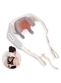 FARROBIZZ HubiCare Mini Shiatsu Neck Massager, Shoulder Neck Massager with Heat for Pain Relief Deep Tissue, Neck, Back, Shoulder, Leg Electric Kneading Massager, Perfect Gifts for Men Women Dad Mom  - Image 1