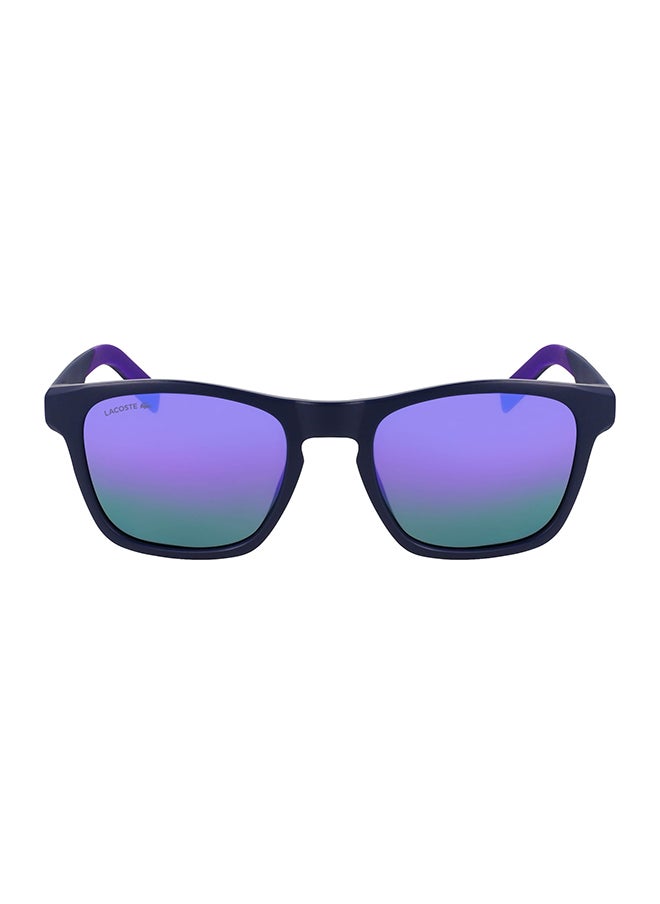 LACOSTE - Men's UV Protection Rectangular Sunglasses - L6018S-424-5320 - Lens Size: 53 Mm - Image 1