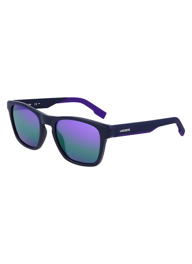 LACOSTE - Men's UV Protection Rectangular Sunglasses - L6018S-424-5320 - Lens Size: 53 Mm - Image 1