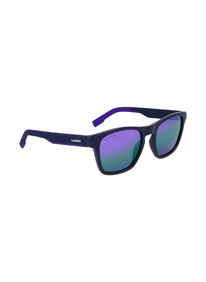 LACOSTE - Men's UV Protection Rectangular Sunglasses - L6018S-424-5320 - Lens Size: 53 Mm - Image 1