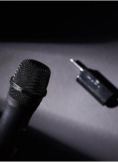 KRYPTON Krypton Wireless Microphone- KNMP6402| High-Quality Sound and Low Noise, Improves Mobility and Flexibility| Distance Range 15-10 M, Perfect for Live Performers, Singers, Orators| 2 Years Warranty, Black  - Image 5