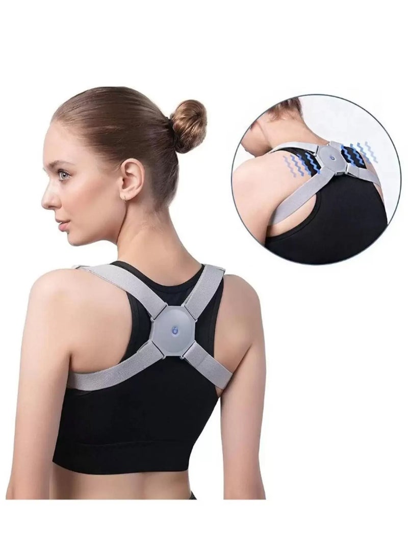 DubaiGallery Smart Posture Corrector for Adults and Kids, Sensor Posture Corrector, Intelligent Posture Reminder, Vibrate to Improve Posture, Slouch Humpback Brace for Women and Men, Comfortable Breathable - Image 1
