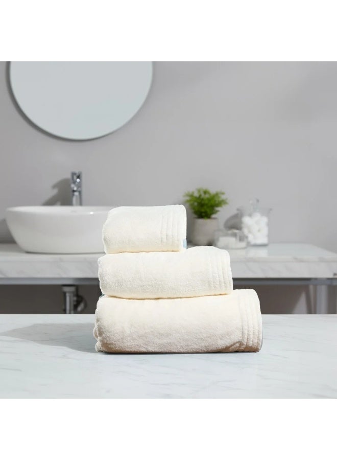 Relef Classic Hand Towel 50X90 cm, Off White - 1 Piece - Image 1