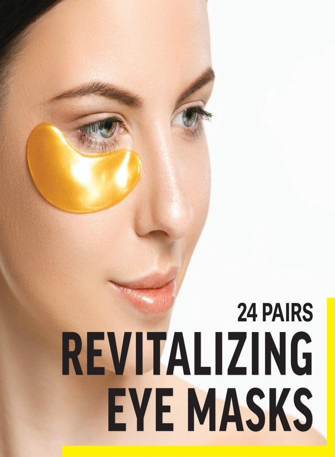 ZEST Under Eye Mask w/Collagen & Hyaluronic Acid - Gel Patches Brighten & Reduce Puffy Eyes, Dark Circles, Wrinkles, Undereye Bags - Bridesmaids & Birthday Gift for Women (24 Pairs, Gold) - Image 2