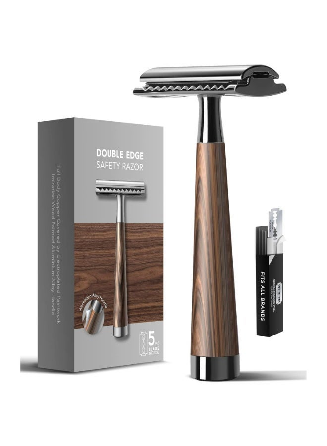 Men's Manual Wooden Handle Shaver - Image 2