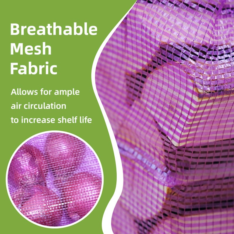 deebree Mesh Firewood Bags 22"Ã—32" Crawfish Sacks, Firewood Bags for Selling, Onion Bag Storage Potato Sacks Mesh Wood Bag Bulk (Pack of 10) - Image 3