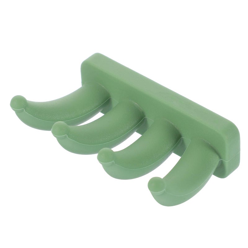 Avocado Green Self Adhesive Wall Hooks Multi Function No Drill Storage Hangers For Bathroom Kitchen Towel Home Organization - Image 2