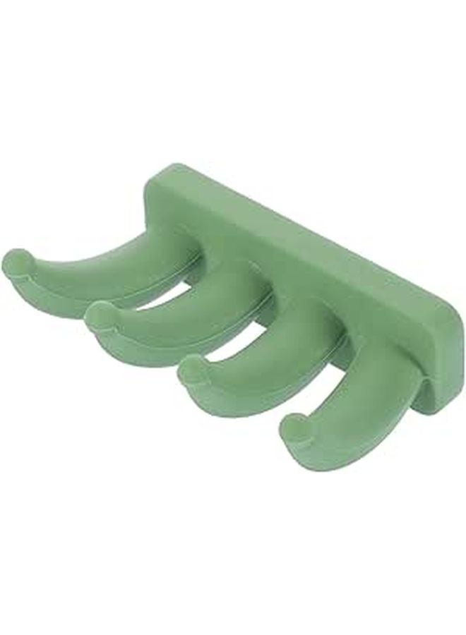 Avocado Green Self Adhesive Wall Hooks Multi Function No Drill Storage Hangers For Bathroom Kitchen Towel Home Organization - Image 1