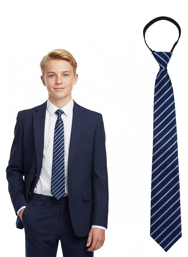 4PCS Zipper Ties Set for Men Adjustable Men's Pretied Neckties Zip on Tie for Men Zipper Skinny Necktie Clip on Slim Tie - Image 2