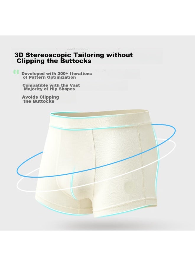 Q21 Antibacterial Children'S Underwear, Boys And Girls, Baby Sweat-Wicking Cotton Boxer Briefs, Four-Corner Style, Two-Pack - Image 3