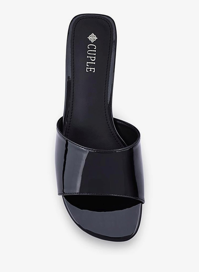 Cuple Elegant heel slippers designed for a chic look. - Image 3