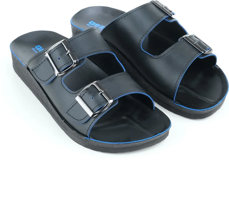 Gezer Summer Men's Two Buckle Adjustable Slippers