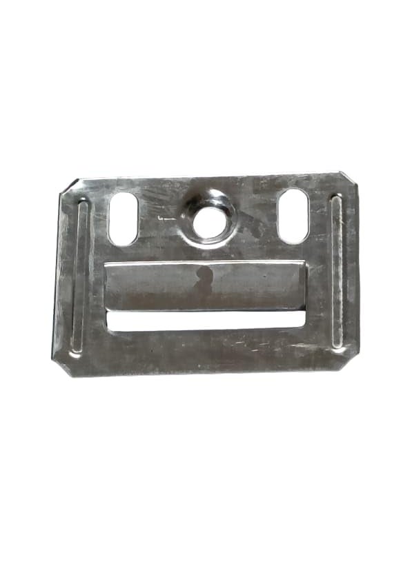 terasabtera terasabtera PVC Wall Panel WPC Louver Cladding Clips GI Galvanized Iron Steel Clamp Buckle Interlocking Hanging Bracket Silver Furniture Fixing for Integrated Panels Pack of 400 Pieces  - Image 1
