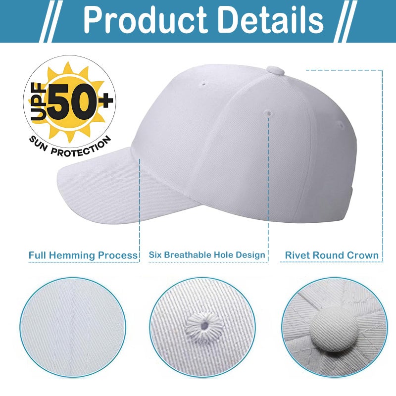LYDTICK 20 Pack Baseball Cap Blank Trucker Hats Bulk Wholesale Hats Adjustable Plain for Men Women, Multicolor - Image 3