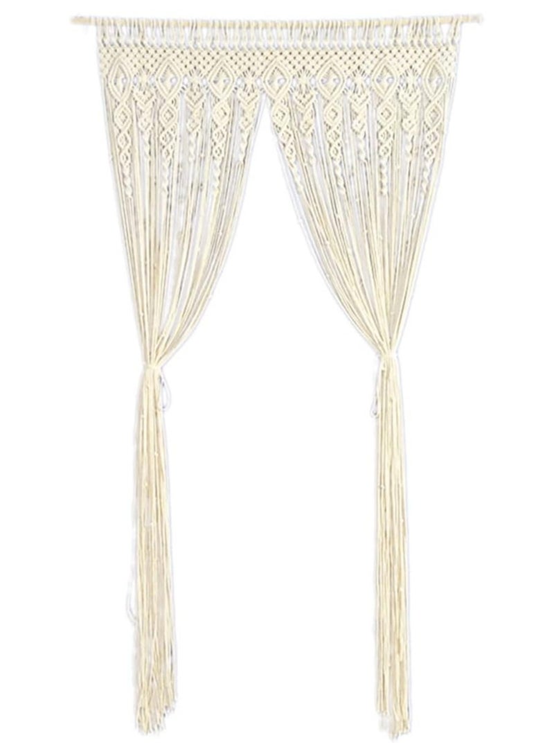 general String Curtain, Bead Curtain, Door Curtain, Wall Hanging Woven Curtain, Tapestry, Home Door, Wedding Party, Pendant, Room Decor, Macrame Tapestry Ornament 90*180cm - Image 5