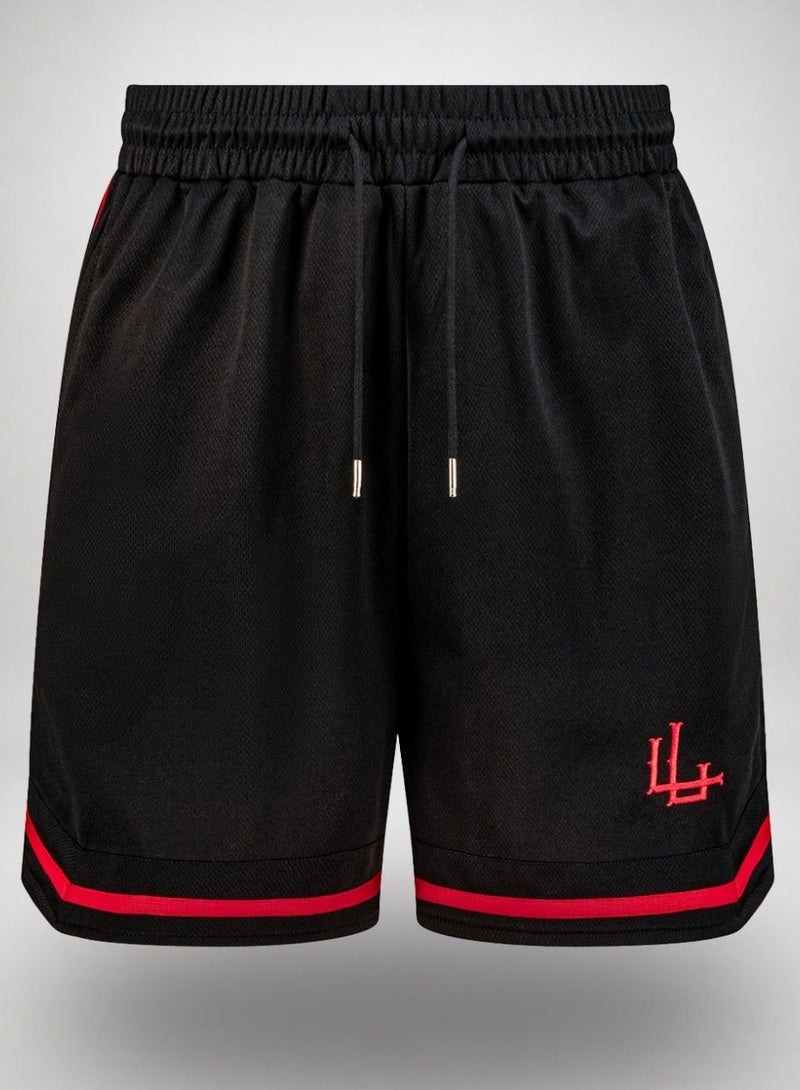 LOUKLAD Louk•Lad | Black Athletic Shorts | Authentic City Collection - Image 1