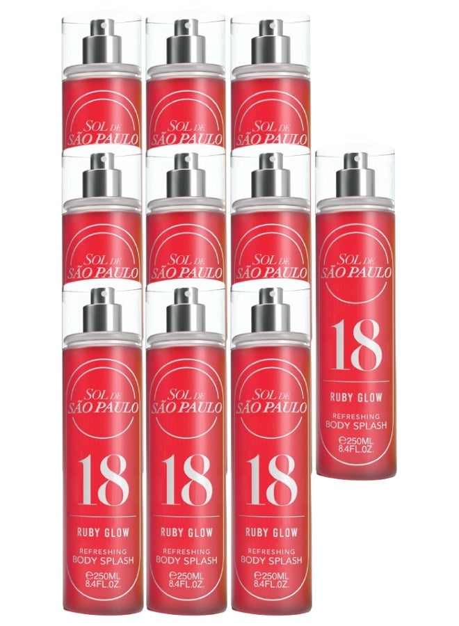 اس او ال 10 قطع معطر جسم 18 روبي جلو 250 مل - Image 1