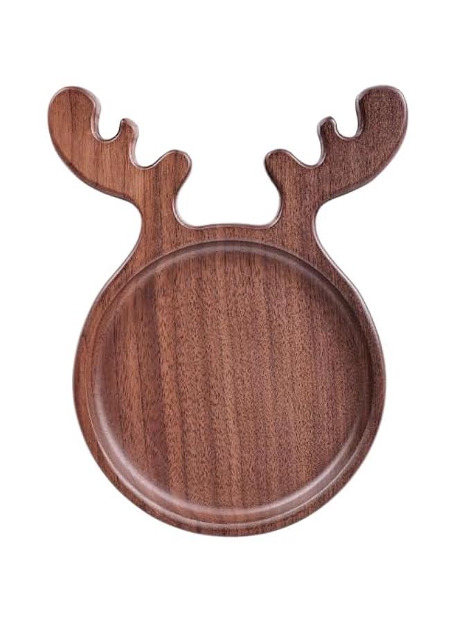 صواني الجوز المتنوعة، سلسلة صواني الزعرور - تضيف جمالاً طبيعياً للمقبلات، الخبز، سلطات الفواكه، ولوحات الجبن (A-antlers) - Image 1