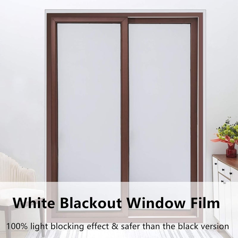 BPA فيلم النوافذ المعتم الأبيض من BPA - 100% حجب الضوء - Image 2