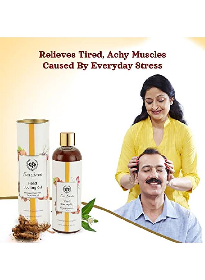 Seer Secrets l Peppermint & Bhringraj Oil for Head Cooling | Hair Growth | Relaxation & Relief | Suitable for Men & Women | Pack of 200ML  - Image 4