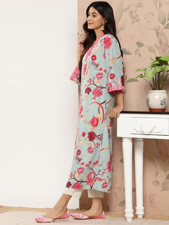 Varanga Women Kurta Set – Elegant, Comfortable, and Stylish, Perfect for Casual, Festive, or Semi-Formal Occasions with a Timeless Traditional Appeal - Image 2