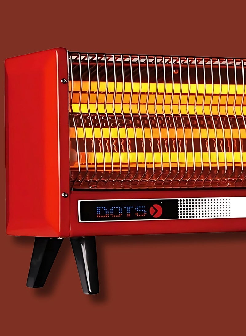 دوتس مدفأة كهربائية بقوة 2400 واط – مدفأة عالية الأداء محمولة مع ميزات أمان متقدمة، إعدادات حرارة قابلة للتعديل، تشغيل هادئ، وكفاءة في استهلاك الطاقة للمنازل والمكاتب - Image 2