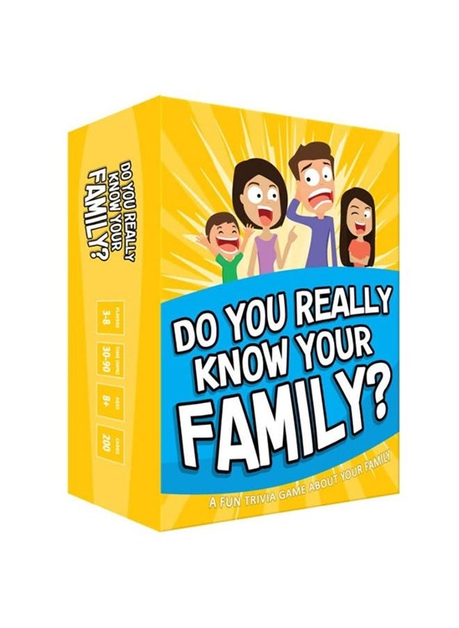 Generic - Do You Really Know Your Family? A Fun Family Game Filled with Conversation Starters and Challenges - Great for Kids, Teens and Adults - Image 1