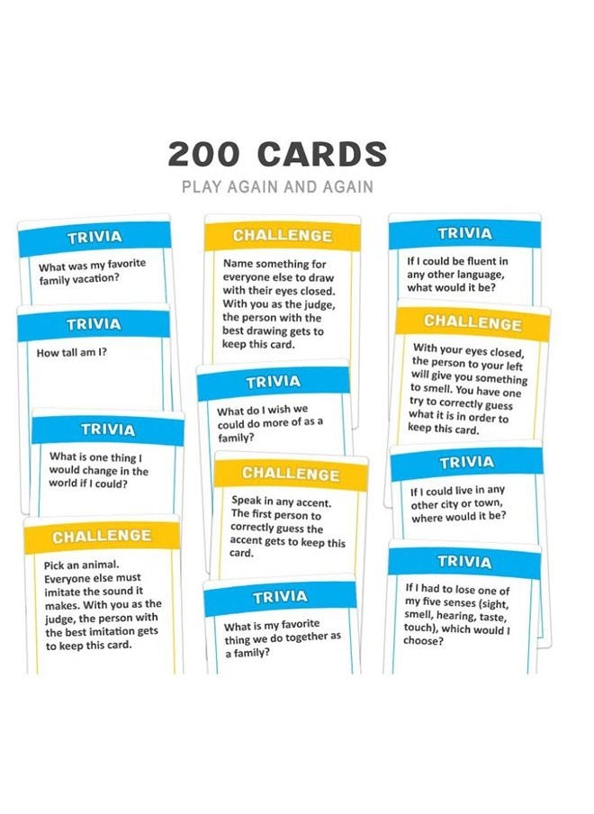 Generic - Do You Really Know Your Family? A Fun Family Game Filled with Conversation Starters and Challenges - Great for Kids, Teens and Adults - Image 1