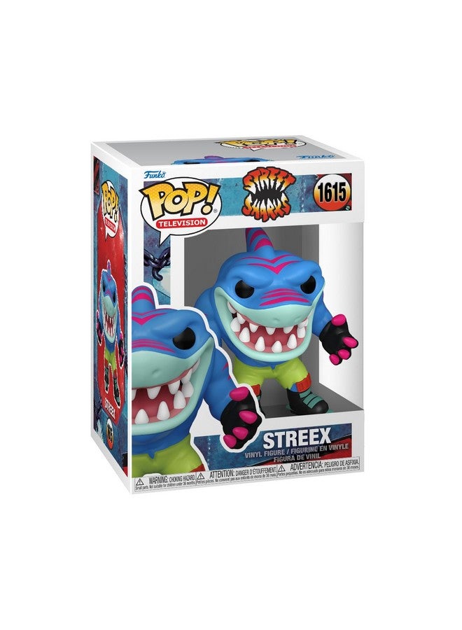 Funko POP! TV: Street Sharks - Streex - Collectable Vinyl Figure - Gift Idea - Official Merchandise - for Kids & Adults - Ad Icons Fans - Model Figure for Collectors and Display - Image 1