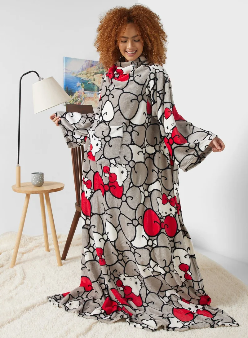 Kanguru Kanguru - Blanket With Sleeves And A Pocket - Delu