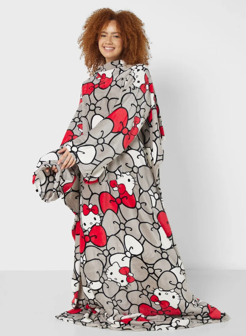 Kanguru Kanguru - Blanket With Sleeves And A Pocket - Delu
