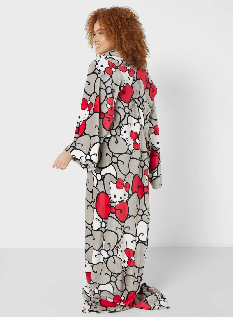 Kanguru Kanguru - Blanket With Sleeves And A Pocket - Delu