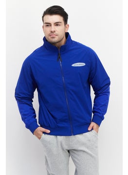 Men Sportswear Fit Long Sleeve Training Jacket, Blue