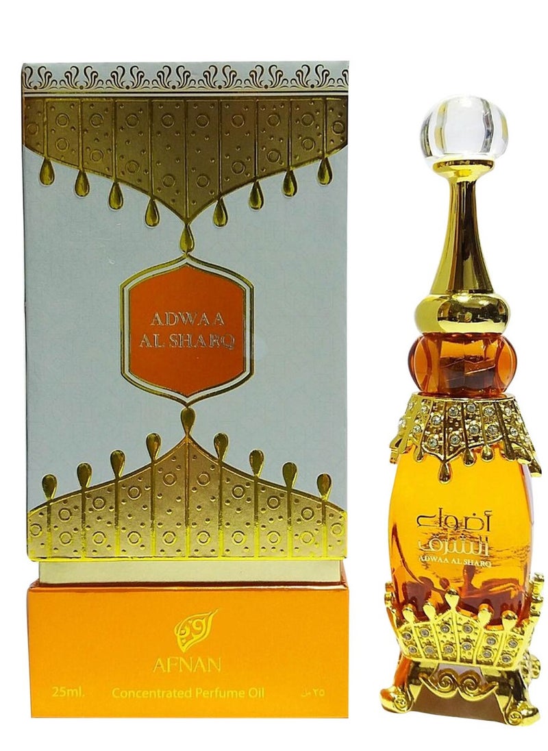 Afnan AFNAN ADWAA AL SHARQ CONCENTRATED PERFUME OIL 25ML  - Image 2
