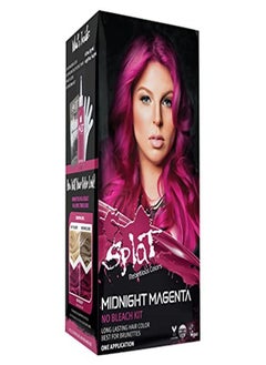 SPLAT Midnight Magenta Semi-Permanent Hair Color Kit No Bleach, Vegan, Cruelty Free  - Image 1