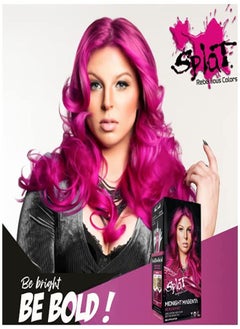 SPLAT Midnight Magenta Semi-Permanent Hair Color Kit No Bleach, Vegan, Cruelty Free  - Image 2