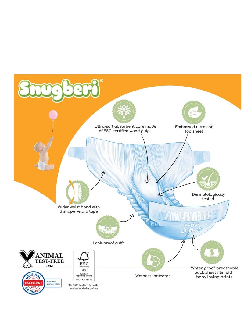 Snugberi Diaper Size 3 Medium 6-9 kg 28's Twin Value Pack  - Image 4