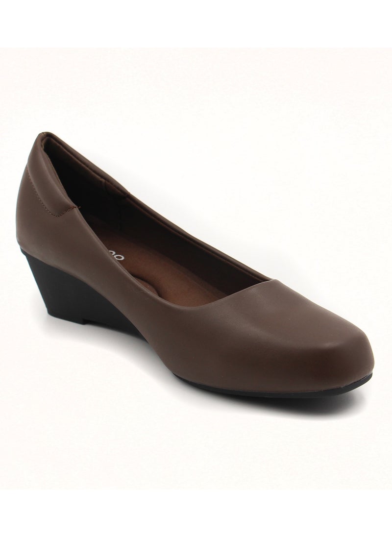 SD.Felano - Women's Low Heels Pumps Office Shoes | Pointed Toe, Comfortable, Casual Slip-On Heels for Girls & Ladies | Lightweight Women's Fashion Shoes for Walking,Work, Bride Wedding Dress Platform Heels Shoes - Image 1