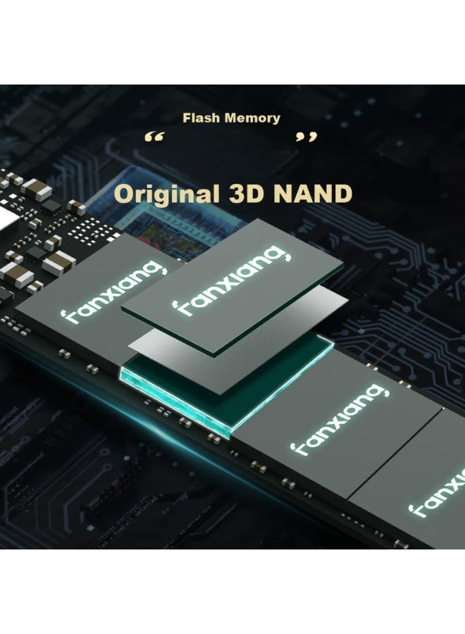 fanxiang فانشيانغ 256gb SSD محرك أقراص الحالة الصلبة، واجهة M.2، بروتوكول NVMe، PCIe 3.0، TLC NAND، متوافق مع أجهزة الكمبيوتر المكتبية والمحمولة، S500 - Image 2