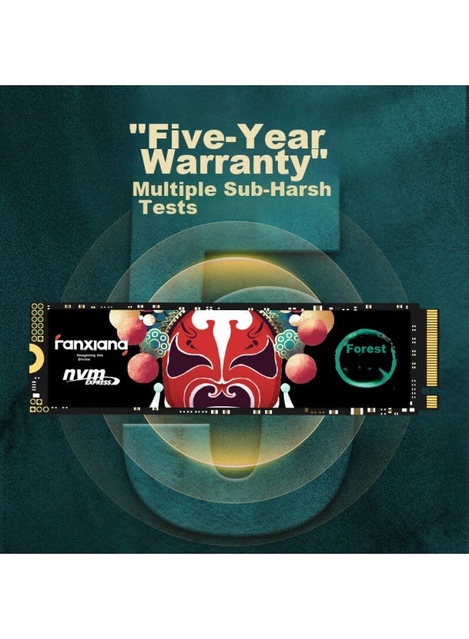 fanxiang فانشيانغ 256gb SSD محرك أقراص الحالة الصلبة، واجهة M.2، بروتوكول NVMe، PCIe 3.0، TLC NAND، متوافق مع أجهزة الكمبيوتر المكتبية والمحمولة، S500 - Image 4