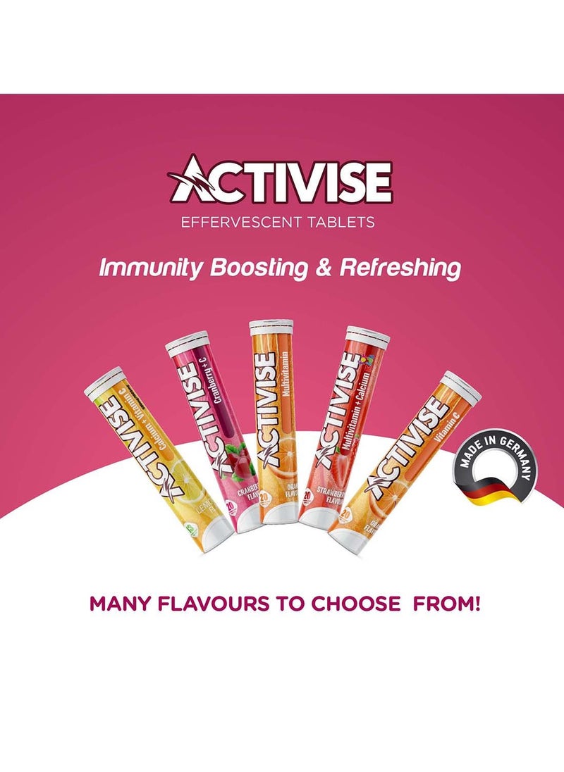 Activise Activise Cranberry + Vitamin C Effervescent 20 Tablets  - Image 4