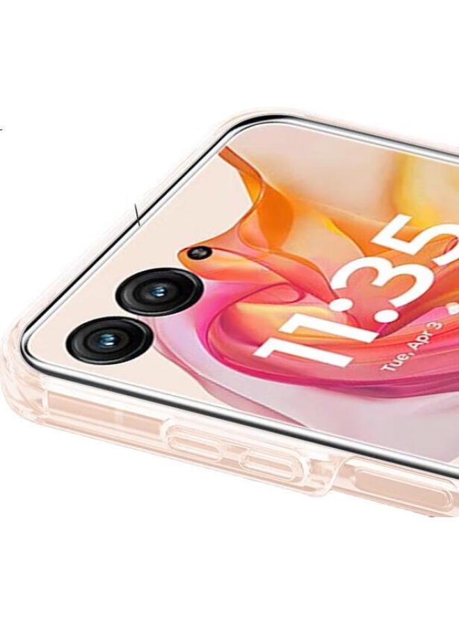 Shell Sister غطاء شفاف واقي من شل سستر لهاتف موتورولا رازر 50 ألترا، غطاء قابل للطي، تغطية كاملة مضادة للسقوط، حماية العدسة - Image 3