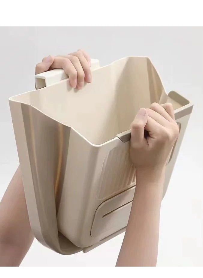 Generic Set of 2 Wall - Mounted Foldable Trash Bins, the New Favorite for Kitchen Organization  - Image 4