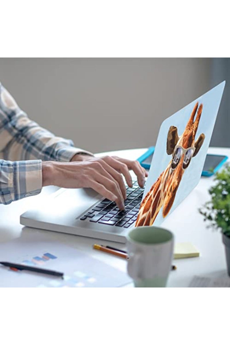Newplenty Laptop Skin Sticker, 13.3 14 15 15.4 15.6 inch Laptop Skins, Universal Vinyl Decal, Dustproof Scratch Resistant Reusable Cover Protector with Free 2 Wrist Pads (Giraffe) - Image 4