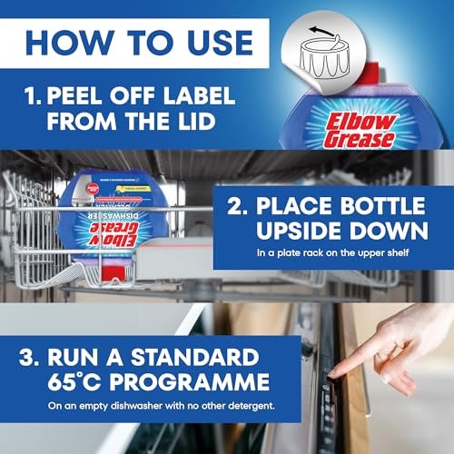 Elbow Grease Dishwasher Cleaner 250ml, Blue - Image 5