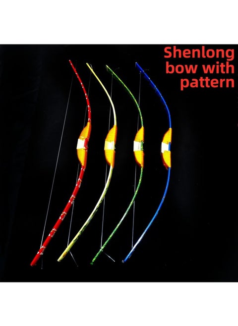 Scenic Spots Sell Printed Dragon Words Electroplating Xuanwu Excalibur Park Temple Fair Qinglong Sword Sword Yiwu Wholesale-Color:70cm Dragon Bow