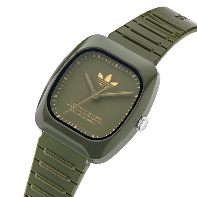 Adidas UW RETRO WAVE TWO GRN CS GRN DL 37MM QTZ GRN PLSTC SS24 - Image 2