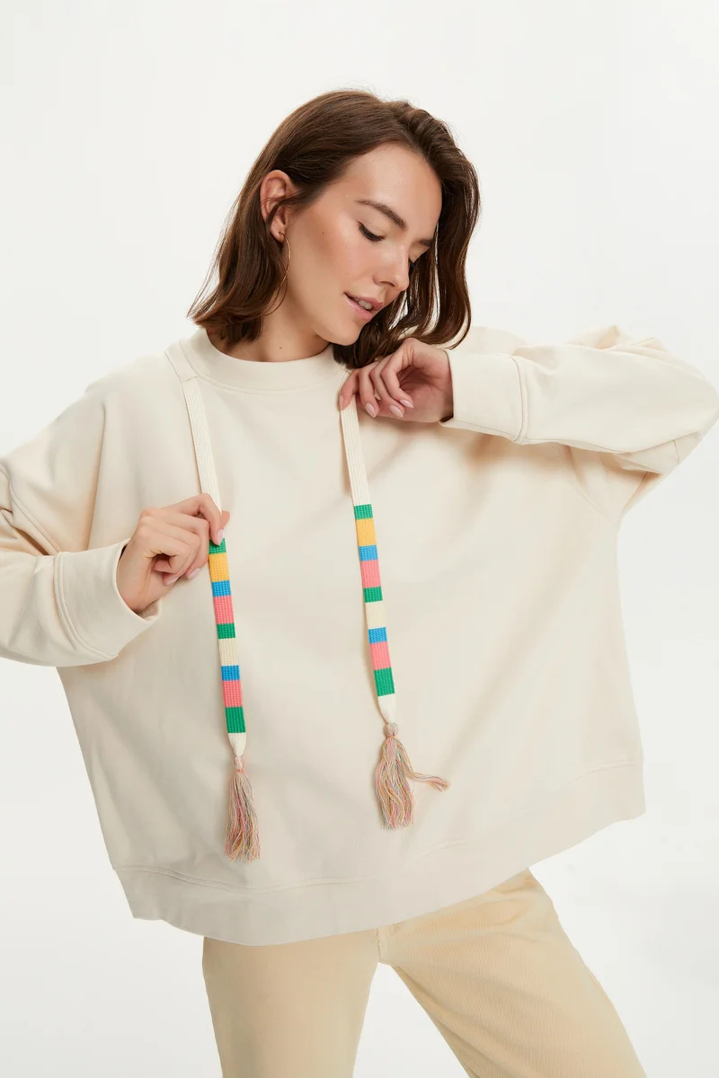 نوكتورن بلوزة فضفاضة برباط